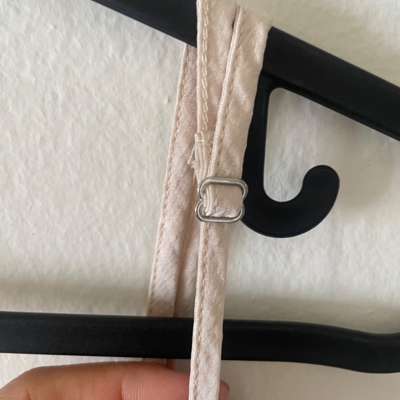 Long Satin Dress - Champagne Sz S - Picture 15 of 15